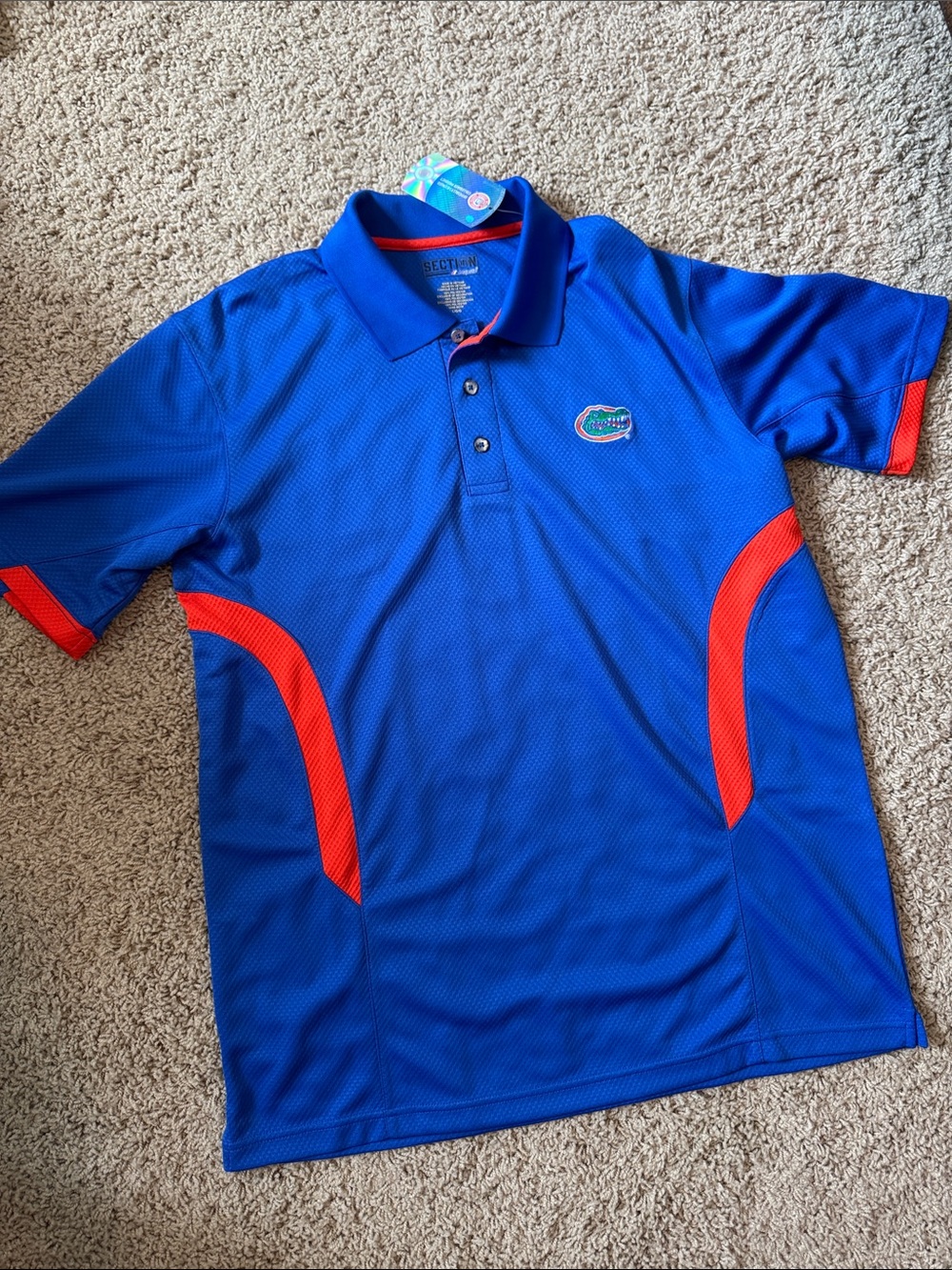 Florida Gators Blue & Orange Performance Polo